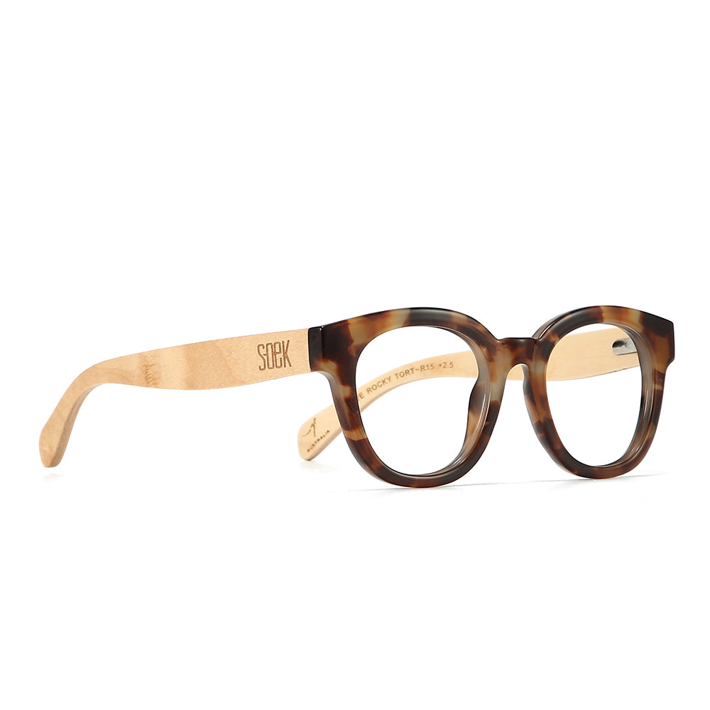 ALIVE ROCKY TORT l Wooden Magnifying Reader