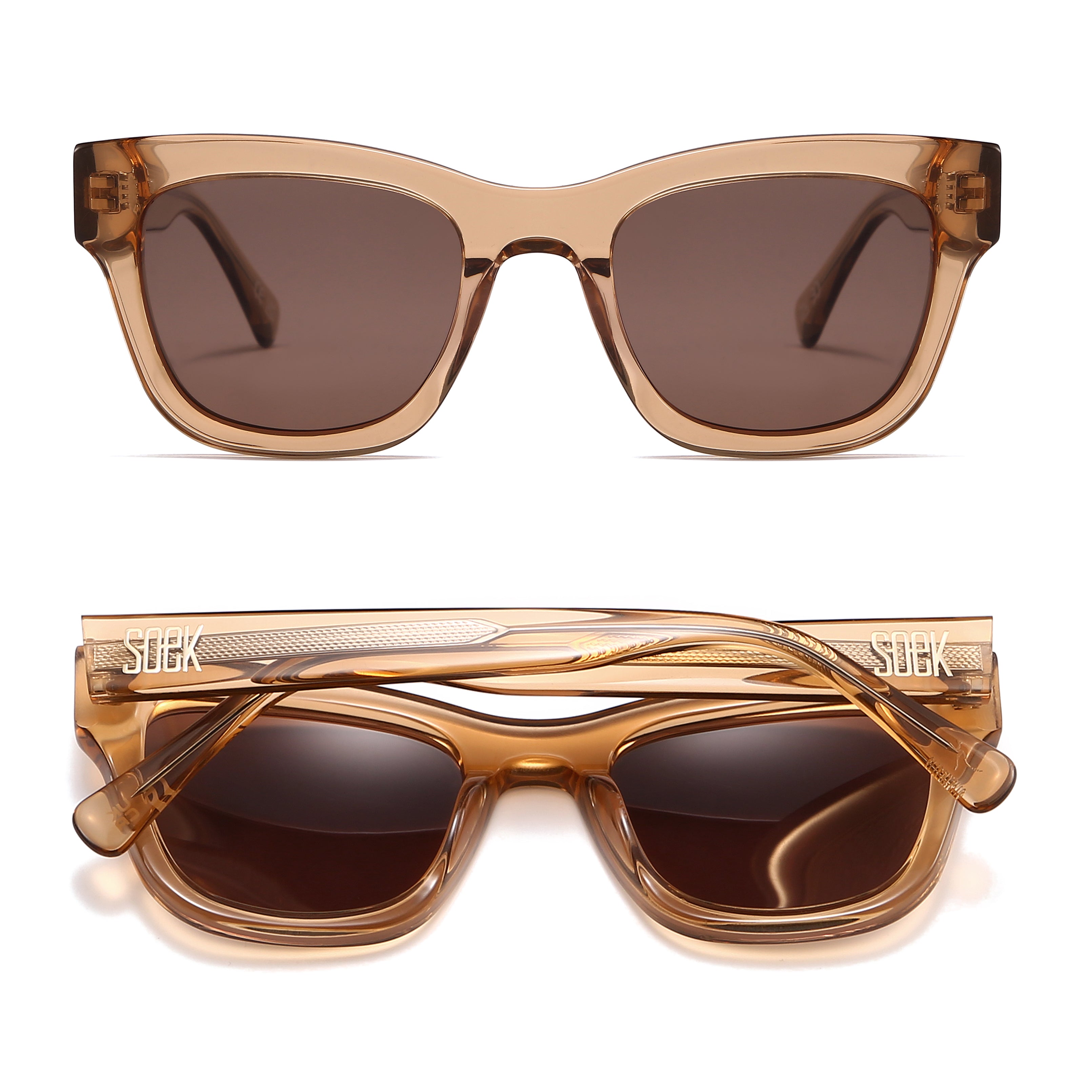 COLLIDE DUSK - Bio Acetate Tortoise Frame l Black  Polarised Lens