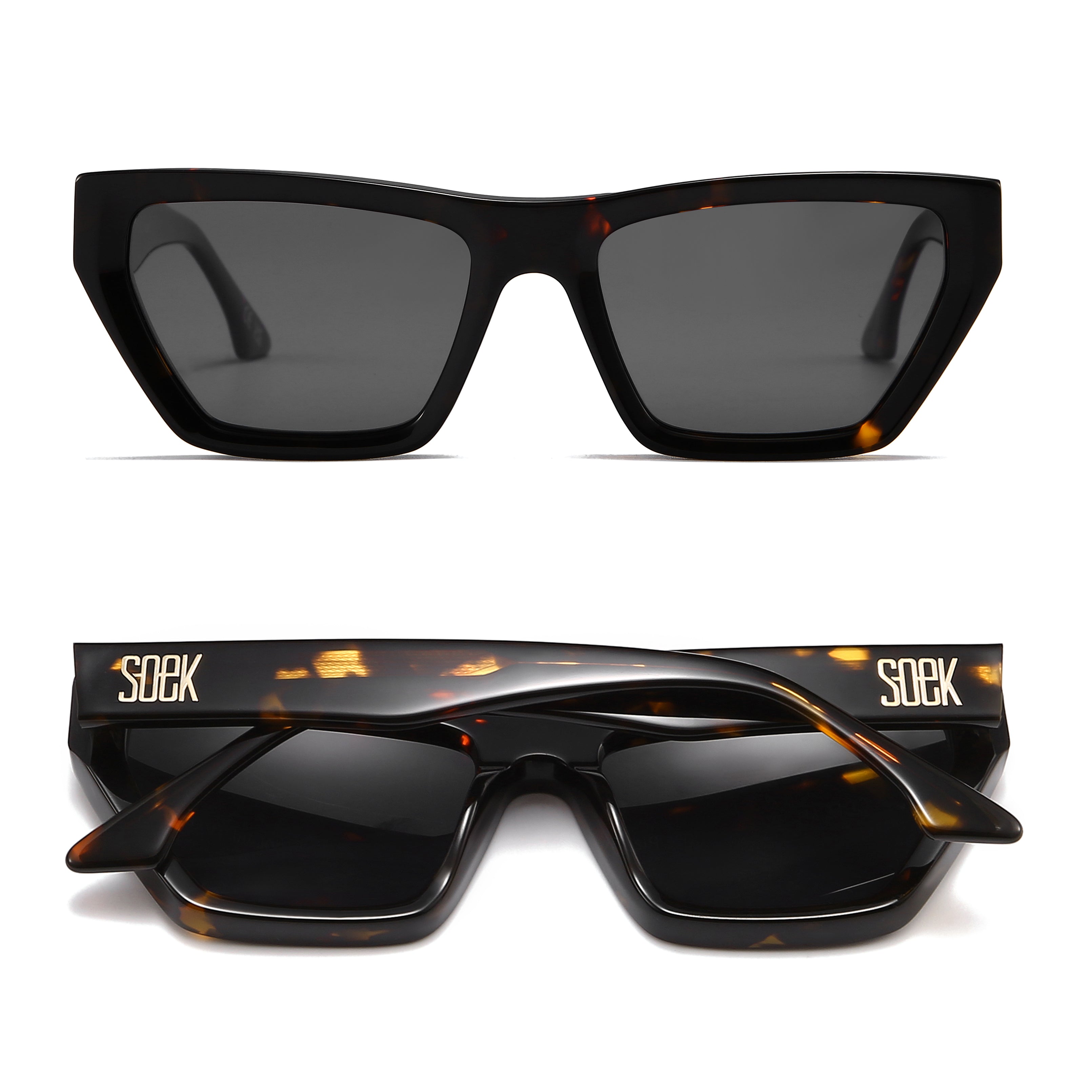 BEYOND EBONY - Plant Based Dark Tortoise Frame l Black Polarised Lens