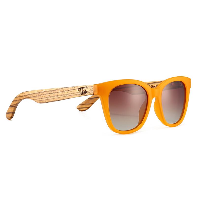 LILA GRACE BURNT ORANGE l Brown Gradient Lens l Walnut Arms - Soek Fashion Eyewear New Zealand