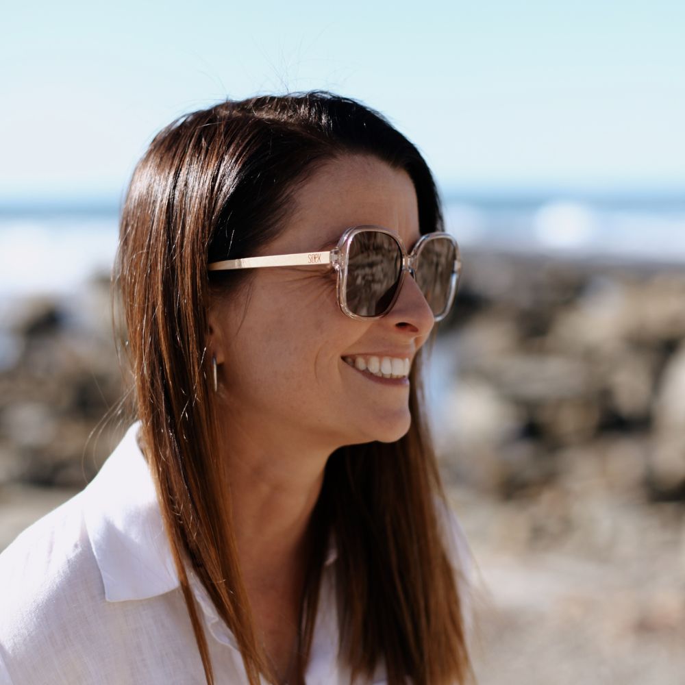 SCARLETT CHAMPAGNE Brown Gradient Lens l Maple Arms - Soek Fashion Eyewear New Zealand